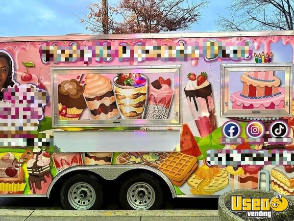 2023 Giddy Up Usa 8.5x18 Ta3-5200 Kitchen Food Trailer Maryland for Sale