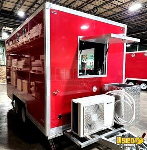 2023 Gsi-8x12-food-trailer-red Kitchen Food Trailer Concession Window Illinois for Sale