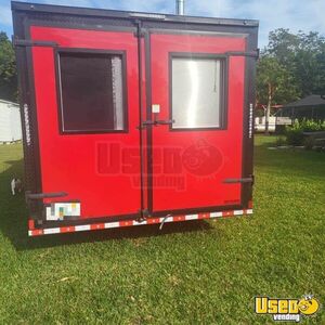 2023 Kitchen Trailer Kitchen Food Trailer Diamond Plated Aluminum Flooring Florida for Sale