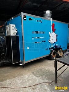 2023 Kitchen Trailer Kitchen Food Trailer Diamond Plated Aluminum Flooring Texas for Sale