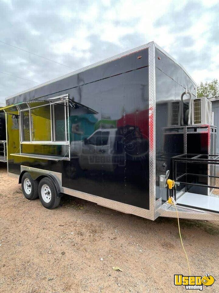 NEW - 2023 8' x 16' Kitchen Food Trailer | Food Concession Trailer for ...