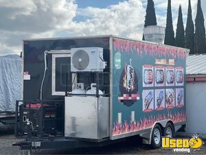 2023 Kitchen Trailer Kitchen Food Trailer Stainless Steel Wall Covers California for Sale