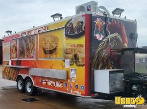 2023 Rft 8.5x22 Kitchen Food Trailer Stainless Steel Wall Covers Texas for Sale