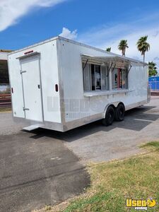 2023 Sanchez Kitchen Food Trailer Diamond Plated Aluminum Flooring Texas for Sale