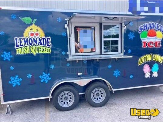 2023 Shaved Ice Concession Trailer Snowball Trailer Florida for Sale