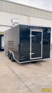 2023 T5012 Kitchen Food Trailer Diamond Plated Aluminum Flooring California for Sale