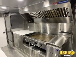 2024 16 Foot Concession Trailer Kitchen Food Trailer Stainless Steel Wall Covers California for Sale