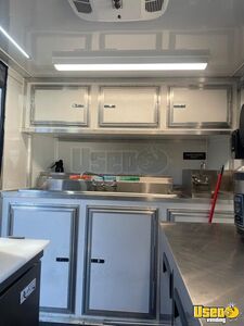 2024 16x7 Tandem Axle Enclosed Trailer Kitchen Food Trailer Refrigerator North Carolina for Sale