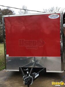 2024 24’ Porch Trailer Kitchen Food Trailer Diamond Plated Aluminum Flooring Texas for Sale