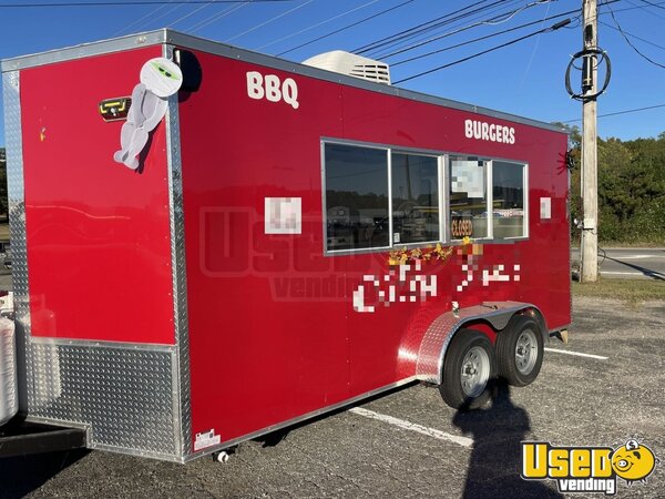 2024 7x16ta2 Kitchen Food Trailer Tennessee for Sale