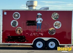 2024 8.5x16 Kitchen Food Trailer Air Conditioning Maryland for Sale