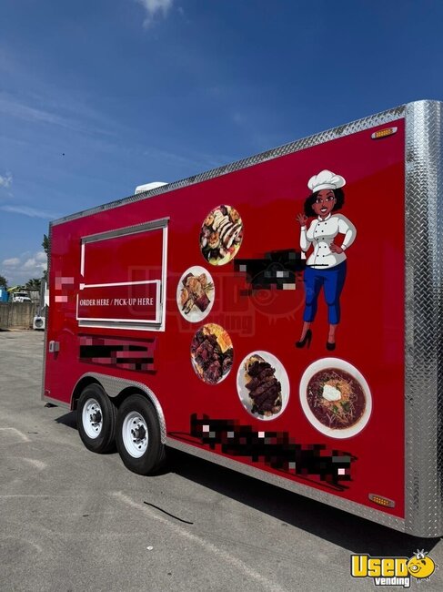 2024 8.5x16 Kitchen Food Trailer Maryland for Sale