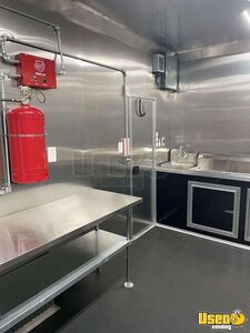 2024 8.5x20ta Barbecue Food Trailer Stainless Steel Wall Covers Florida for Sale