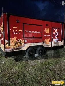 2024 Cargo Body Style Kitchen Food Trailer Awning Texas for Sale