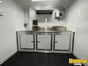 2024 Chef Unit 8.5'x16' Kitchen Food Trailer Work Table Texas for Sale