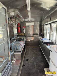 2024 Concession Barbecue Food Trailer Stainless Steel Wall Covers Nevada for Sale