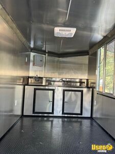 2024 Concession Trailer Concession Trailer Stainless Steel Wall Covers Maryland for Sale