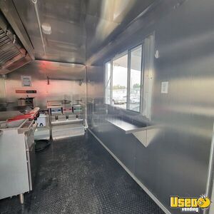 2024 Concession Trailer Kitchen Food Trailer Exterior Customer Counter Florida for Sale