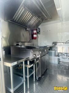 2024 Enclosed Trailer Kitchen Food Trailer Diamond Plated Aluminum Flooring Maryland for Sale