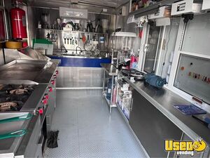 2024 Food Concession Trailer Kitchen Food Trailer Diamond Plated Aluminum Flooring Texas for Sale