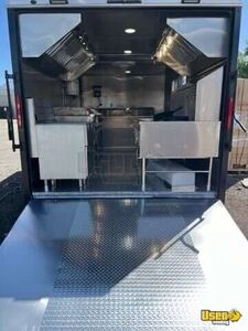 2024 Food Concession Trailer Kitchen Food Trailer Diamond Plated Aluminum Flooring Utah for Sale