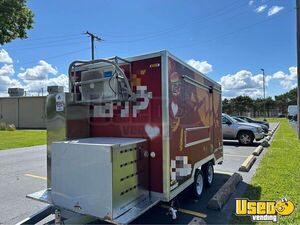 2024 Food Concession Trailer Kitchen Food Trailer Exterior Customer Counter Illinois for Sale