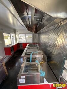 2024 Food Trailer Kitchen Food Trailer Diamond Plated Aluminum Flooring New Jersey for Sale