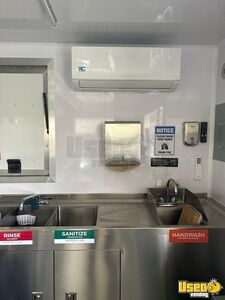 2024 Kitchen Trailer Kitchen Food Trailer Diamond Plated Aluminum Flooring California for Sale