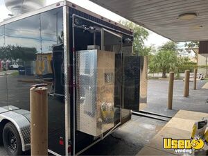 2024 Kitchen Trailer Kitchen Food Trailer Diamond Plated Aluminum Flooring Florida for Sale