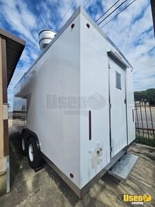 2024 Kitchen Trailer Kitchen Food Trailer Diamond Plated Aluminum Flooring Texas for Sale