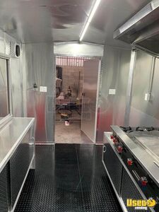 2024 Kitchen Trailer Kitchen Food Trailer Diamond Plated Aluminum Flooring Texas for Sale