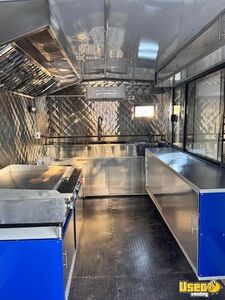 2024 Kitchen Trailer Kitchen Food Trailer Diamond Plated Aluminum Flooring Texas for Sale