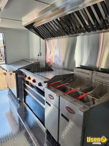 2024 Kitchen Trailer Kitchen Food Trailer Diamond Plated Aluminum Flooring Texas for Sale