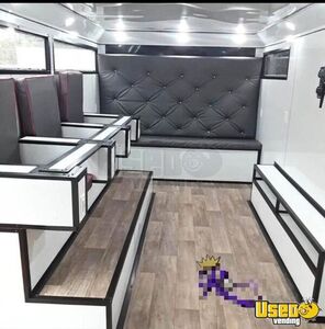 2024 Mobile Hair & Nail Salon Truck Stainless Steel Wall Covers Georgia for Sale