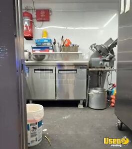 2024 Quality Cargo Kitchen Food Trailer Stainless Steel Wall Covers Texas for Sale