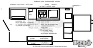 2024 Utility Trailer Kitchen Food Trailer Exterior Customer Counter Arizona for Sale