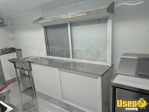 2025 16x8 Kitchen Food Trailer Stainless Steel Wall Covers Texas for Sale