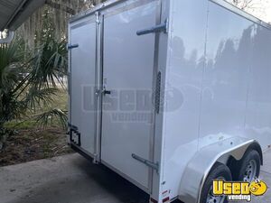 2025 7z10ta Concession Trailer Diamond Plated Aluminum Flooring Florida for Sale