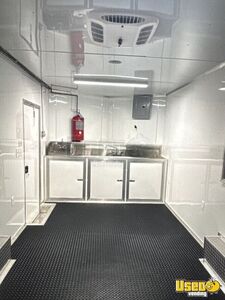 2025 8.5x20 6k Kitchen Food Trailer Exterior Customer Counter Florida for Sale