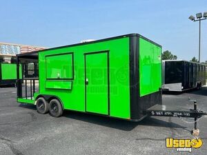 2025 8.5x20 Concession Trailer Barbecue Food Trailer Triple Sink Georgia for Sale