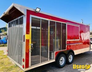 2025 Barbecue Concession Trailer Barbecue Food Trailer Air Conditioning Texas for Sale