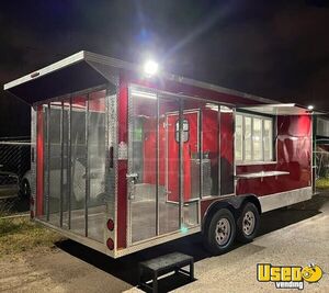 2025 Barbecue Concession Trailer Barbecue Food Trailer Cabinets Texas for Sale