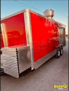 2025 Barbecue Concession Trailer Barbecue Food Trailer Exterior Lighting Texas for Sale