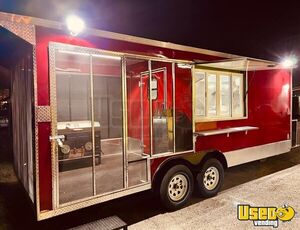 2025 Barbecue Concession Trailer Barbecue Food Trailer Texas for Sale