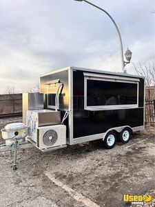 2025 Double Axies Kitchen Food Trailer Concession Window Illinois for Sale