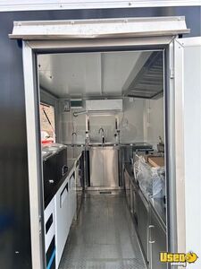 2025 Double Axies Kitchen Food Trailer Diamond Plated Aluminum Flooring Illinois for Sale