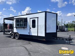 2025 Empty Food Concession Trailer Concession Trailer Interior Lighting Georgia for Sale