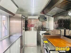 2025 Exp16x8 Kitchen Food Trailer Diamond Plated Aluminum Flooring Texas for Sale