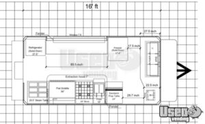 2025 Exp16x8 Kitchen Food Trailer Insulated Walls Texas for Sale