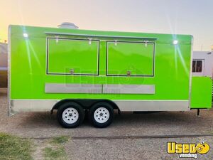 2025 Exp18x8 Kitchen Food Trailer Air Conditioning Texas for Sale